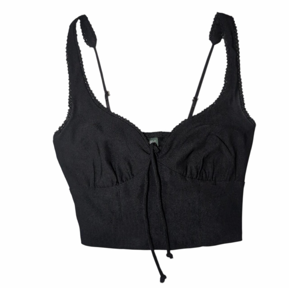 Wild Fable Black Crop Top